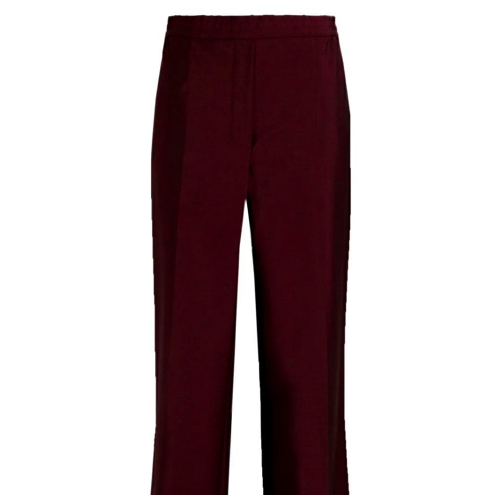 NWT Le Chateau Wide Leg Trousers in Deep  Burgandy